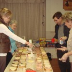 Preparing lunches for Worcester Fellowship